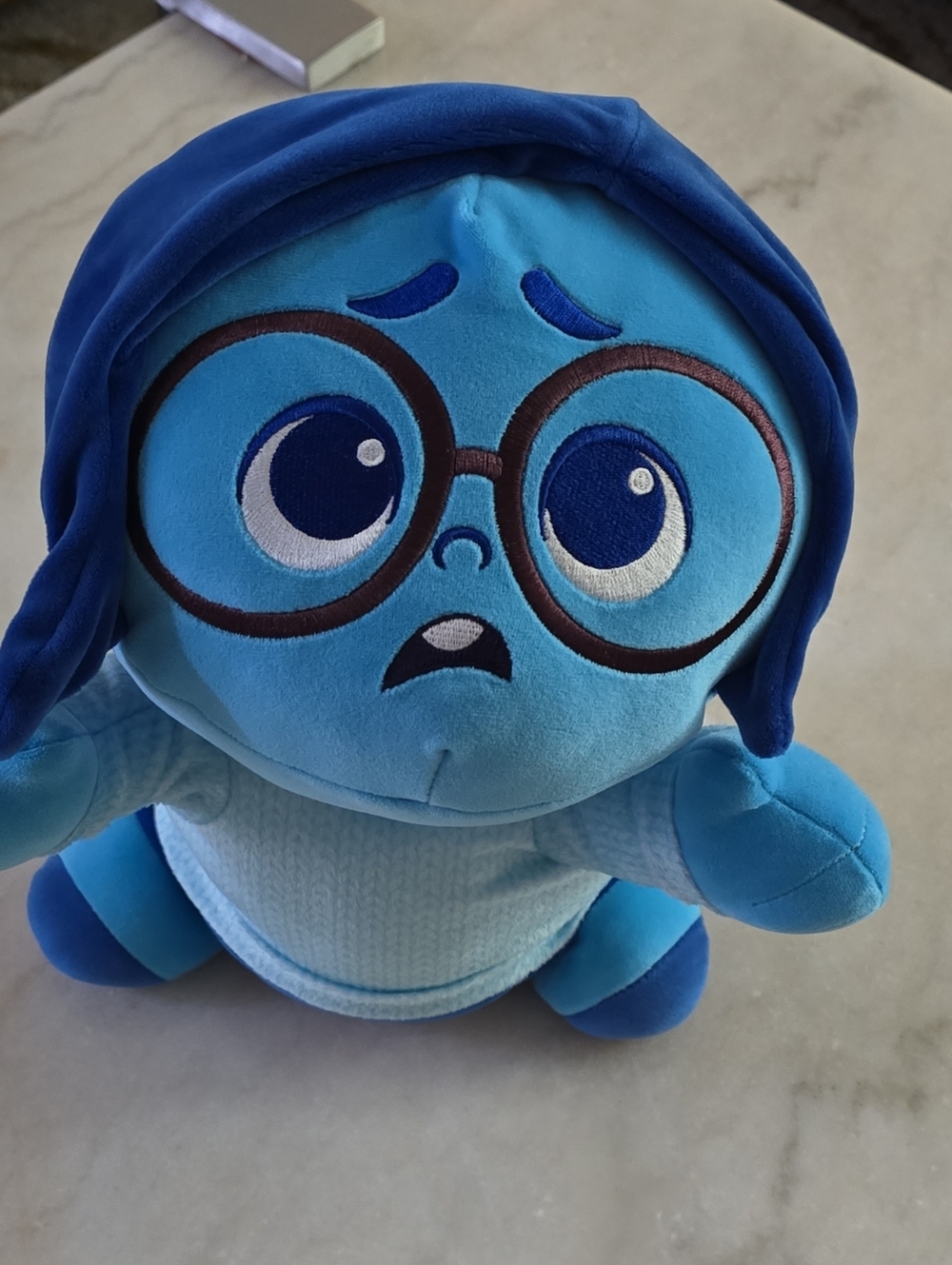 Disney Inside Out 2 Sadness weighted Stuffed plush Toy aged 3 and up.